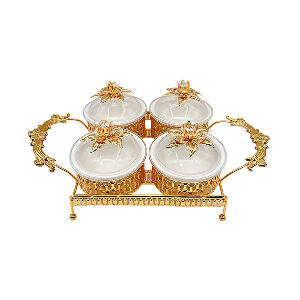 Jiangmen 45x28x16 Cm 4 Bowls Serving Set