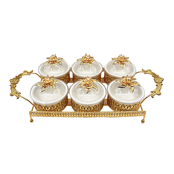 Jiangmen 59x28x16 Cm 6 Bowls Serving Set