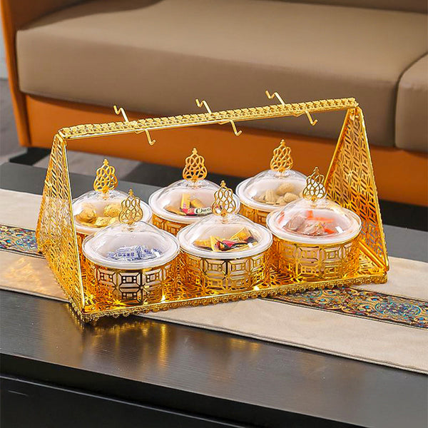 Jiangmen 43x28x22 Cm 6 Bowls Serving Set