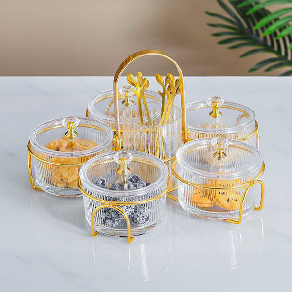 Jiangmen 25x16 Cm 5 Bowls Serving Set