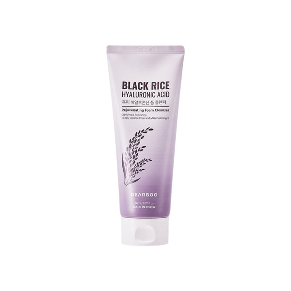 Dearboo Black Rice Hyaluronic Acid Rejuvenating Foam Cleanser