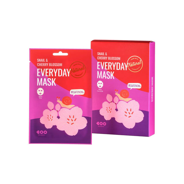 Dearboo Snail & Cherry Blossom Everyday Mask-DBMASN