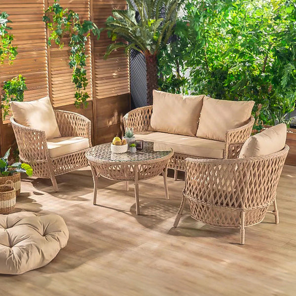 Formet Home Dubai Garden Sofa Set - Outdoor > Outdoor Furniture - DUBAI