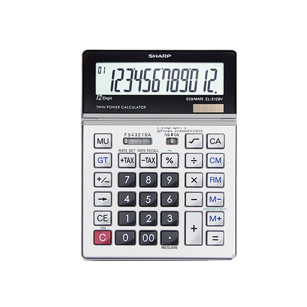 SHARP 12-Digit Professional Calculator-EL-2128V
