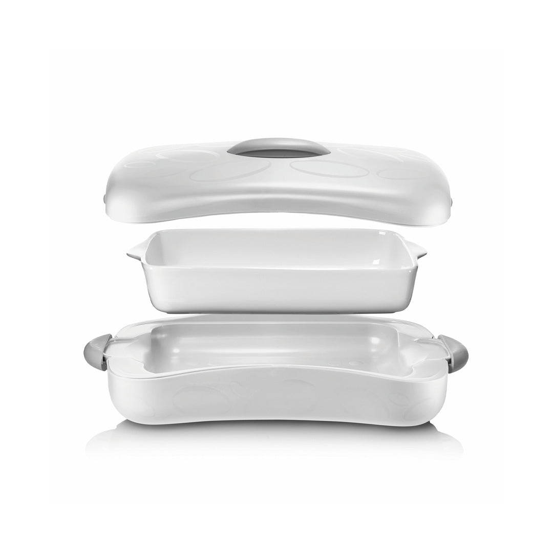 Enjoy Rectangle Insulated Server Tuttocaldo 2.5L - White Enjoy Rectangle Insulated Server Tuttocaldo 2.5L - White