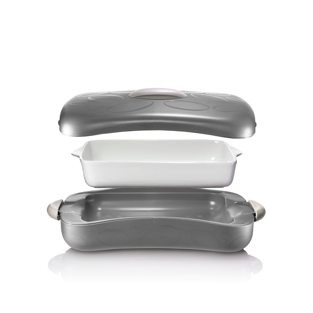 Enjoy Rectangular Insulated Server Tuttocaldo 2.5L - Grey Enjoy Rectangular Insulated Server Tuttocaldo 2.5L - Grey
