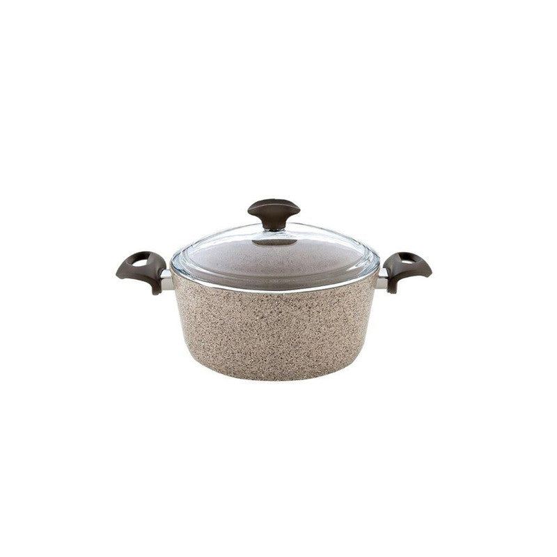 Falez 28 Cm Creamy Granite Casserole