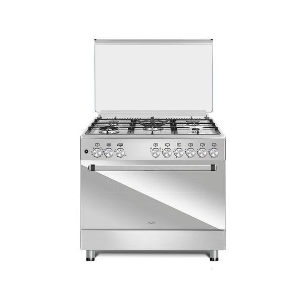ALM Stylish Series 90x60 5 Burner Gas Cooker | F9S50GF-HIFX | Home Appliances | Cookers, Gas Cooker, Home Appliances, Major Appliances, New Arrivals |Image 1