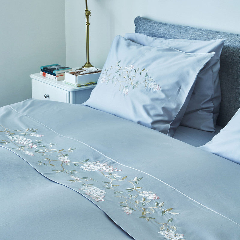 Heba 6 Pieces Duvet Set - Raisian Light Blue