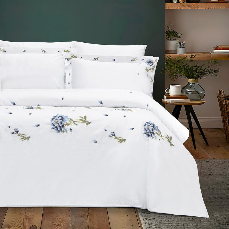 Heba 7 Pieces Duvet Set - Lila Light Blue