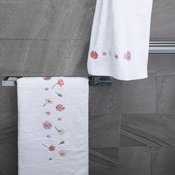 Heba 3 Pieces Towel Set - Carnival White