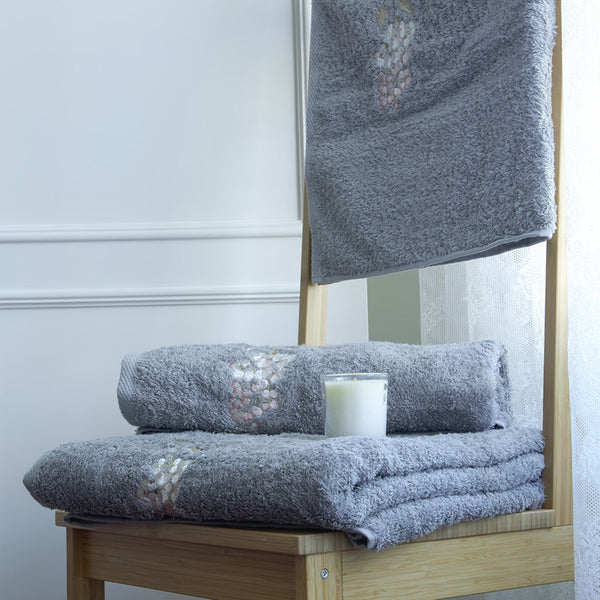 Heba 3 Pieces Towel Set - Brown