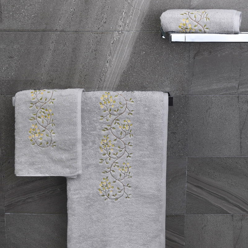 Heba 3 Pieces Towel Set - Brown