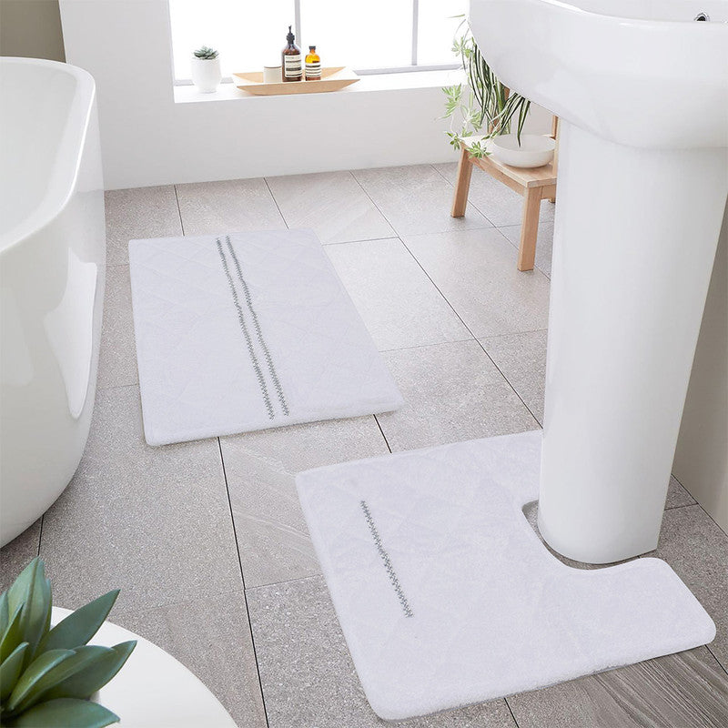 Heba 2 Pieces Bath Mat Set - Select