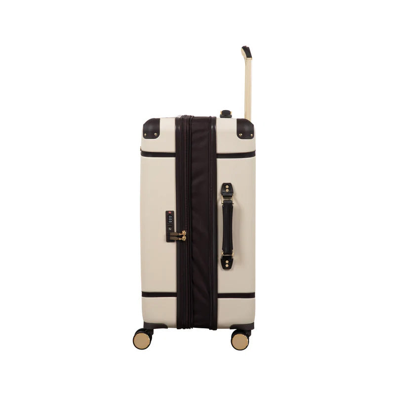 IT Luggage Lux-Lite 3 Piece Trolley Set - Cream  - Side View