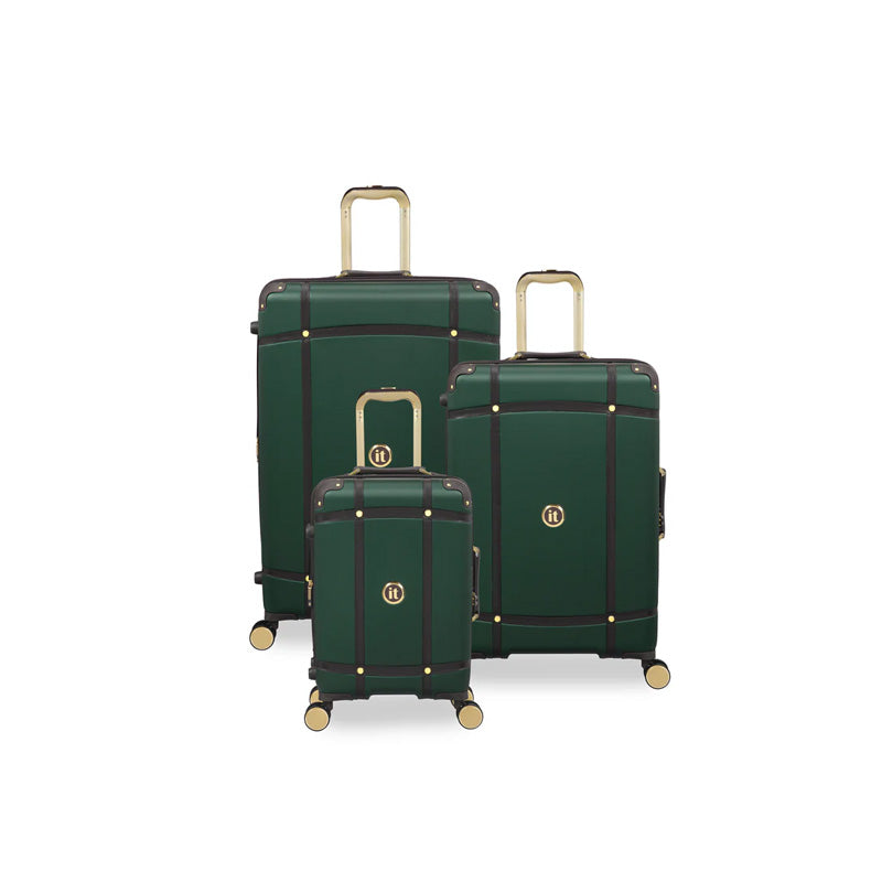 IT Luggage Lux-Lite 3 Piece Trolley Set - Mountain View - Front View