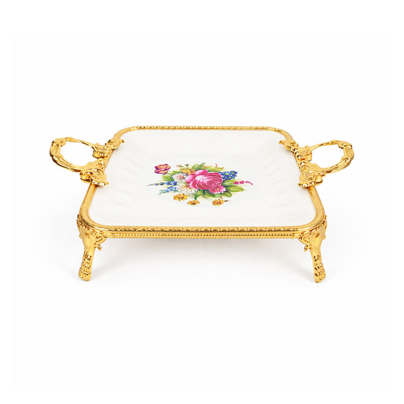 Jiangmen Gold Ceramic Serving Plate