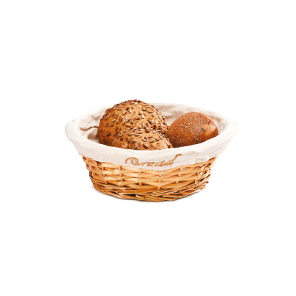 Alkan Bread Basket Round With Cloth