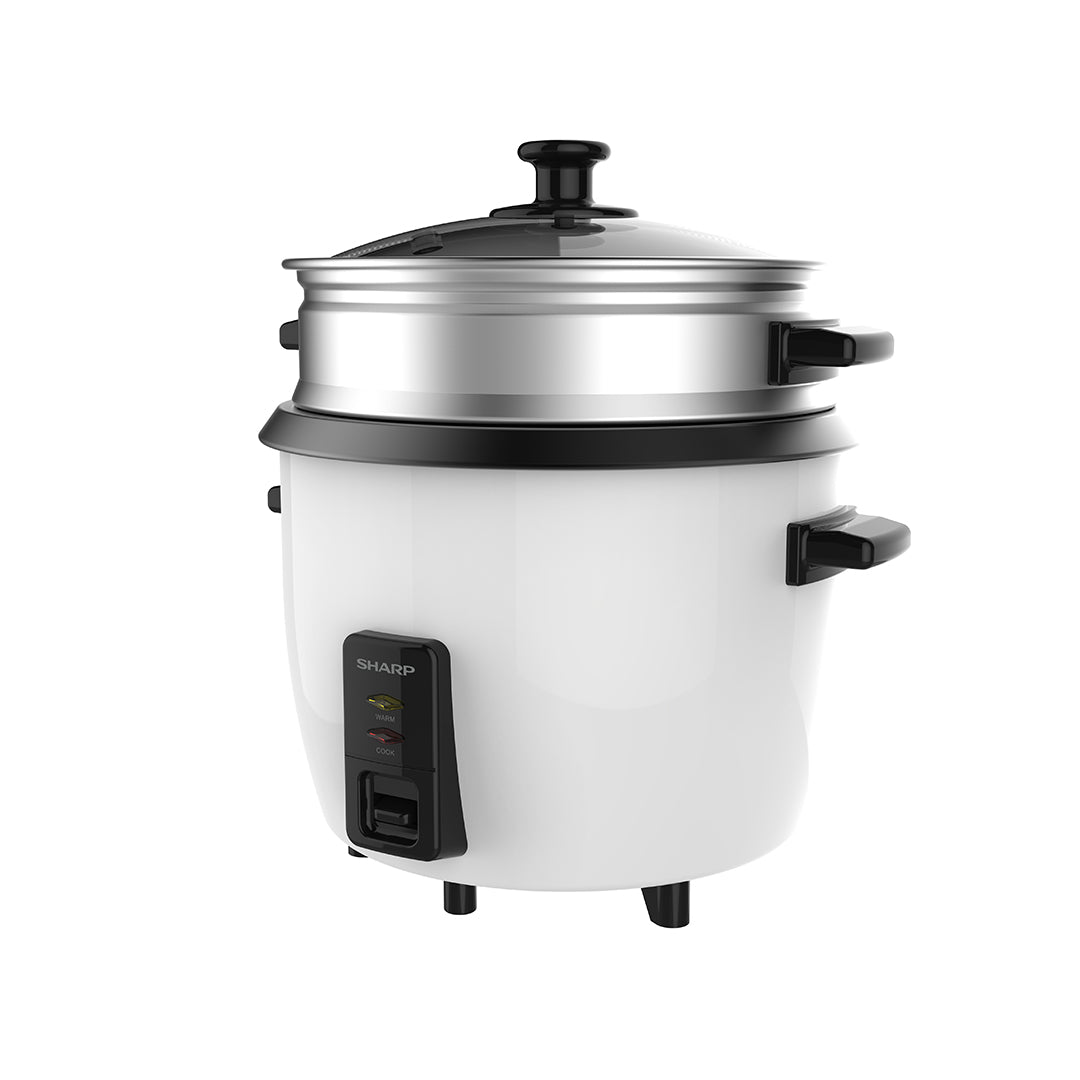 Sharp 1 Liters White Rice Cooker | KS-H108G-W3 | Home Appliances, Rice Cookers, Small Appliances |Image 2