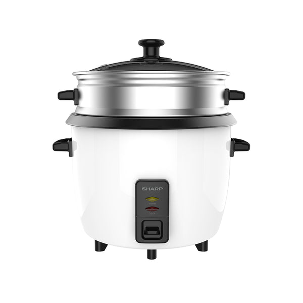 Sharp 1 Liters White Rice Cooker | KS-H108G-W3 | Home Appliances, Rice Cookers, Small Appliances |Image 1
