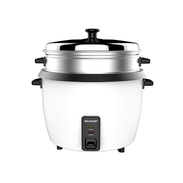 Sharp 1.8 Liters White Rice Cooker | KS-H188G-W3 | Home Appliances, Rice Cookers, Small Appliances |Image 1