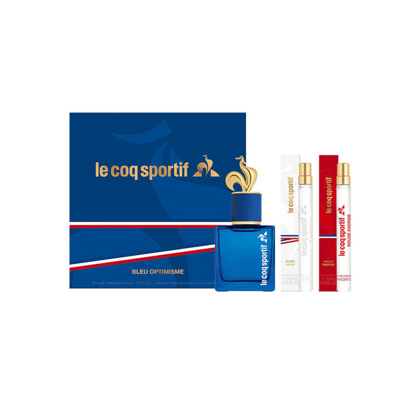 Le Coq Sportif Bleu Optimisme Gift Set – 50ml EDP + 2×10ml