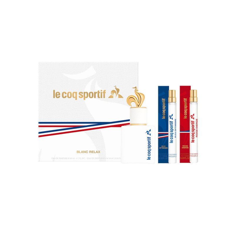 Le Coq Sportif Blanc Relax Gift Set – 50ml EDP + 2×10ml