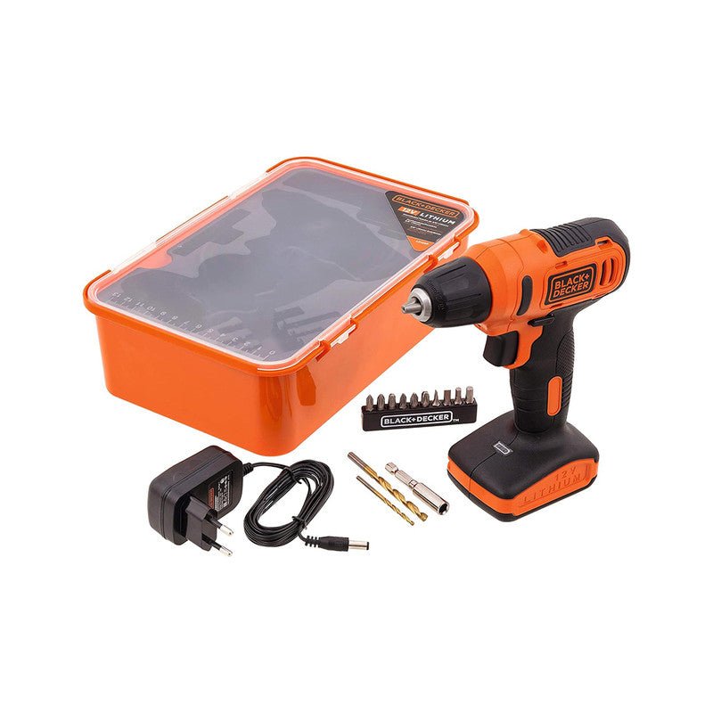 Black+Decker 12V 1.5Ah 900 Rpm Cordless Drill | DIY & Hardware,Drills,Cordless Drills | LD12SP-B5