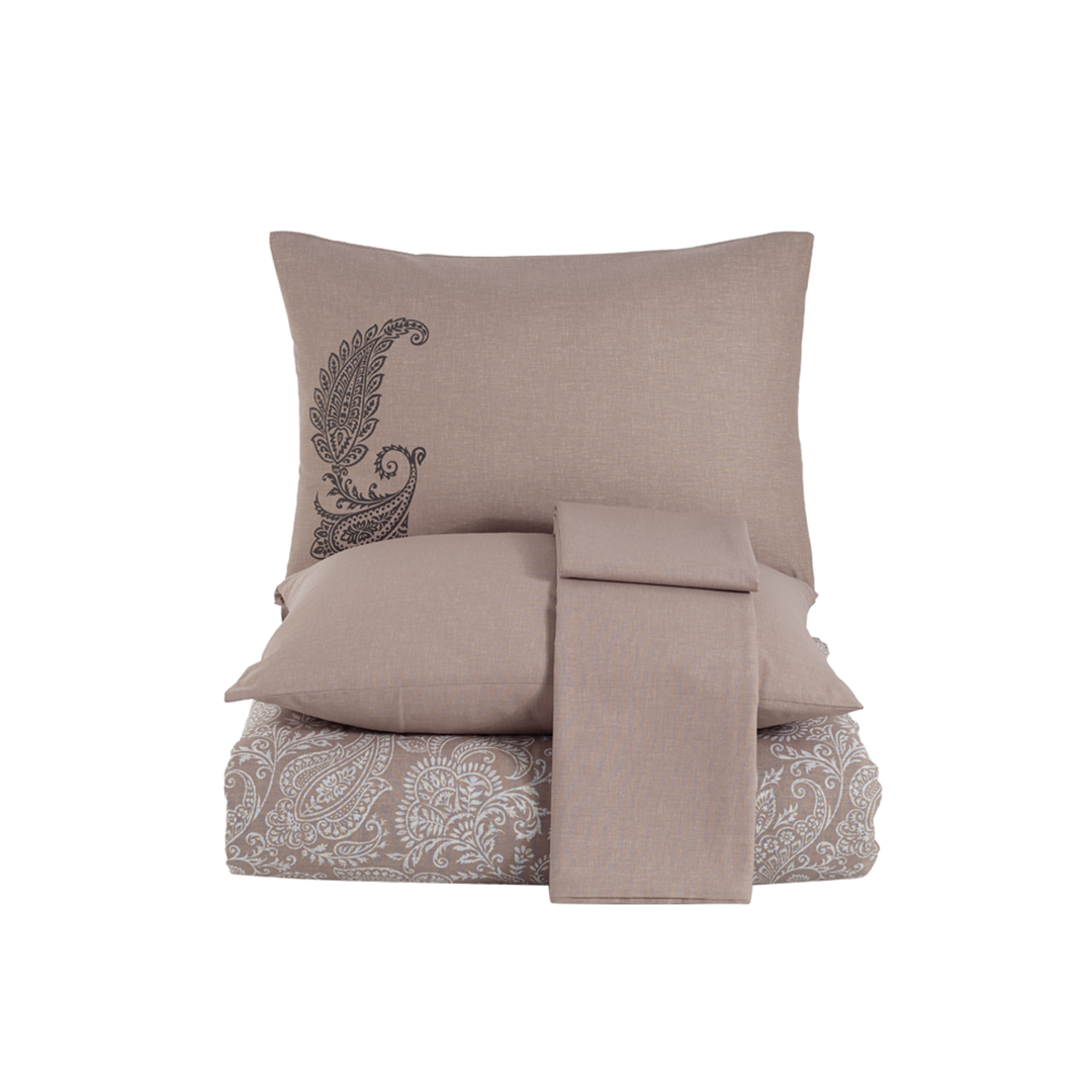 Ozanteks 6 Pieces Brown Comforter Set | LEONA | Home & Linen | Comforters, Home & Linen |Image 2