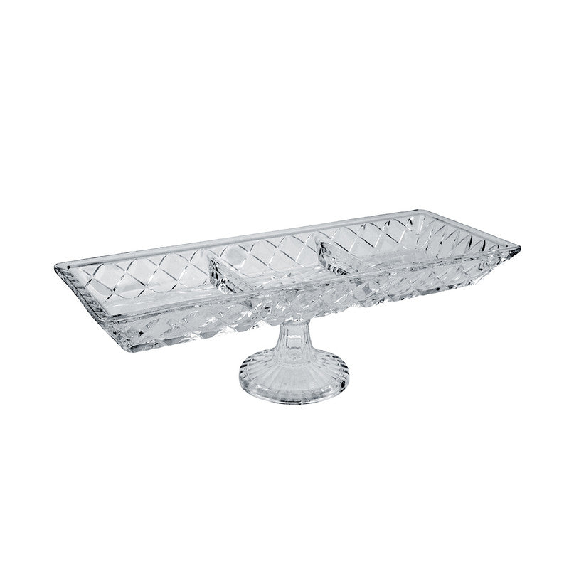 Alegre Glass 39x15x11.5 Cm Cyrstal Service Tray
