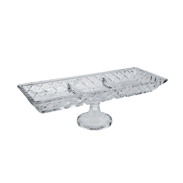 Alegre Glass 39x15x11.5 Cm Cyrstal Service Tray