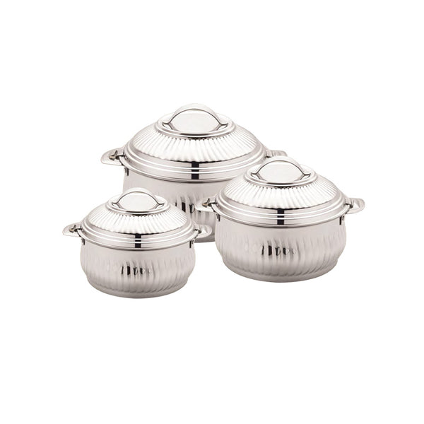 Stride Linea Belly Stainless Steel Hot Pot 3 Pcs Set (3L + 4L + 6L)