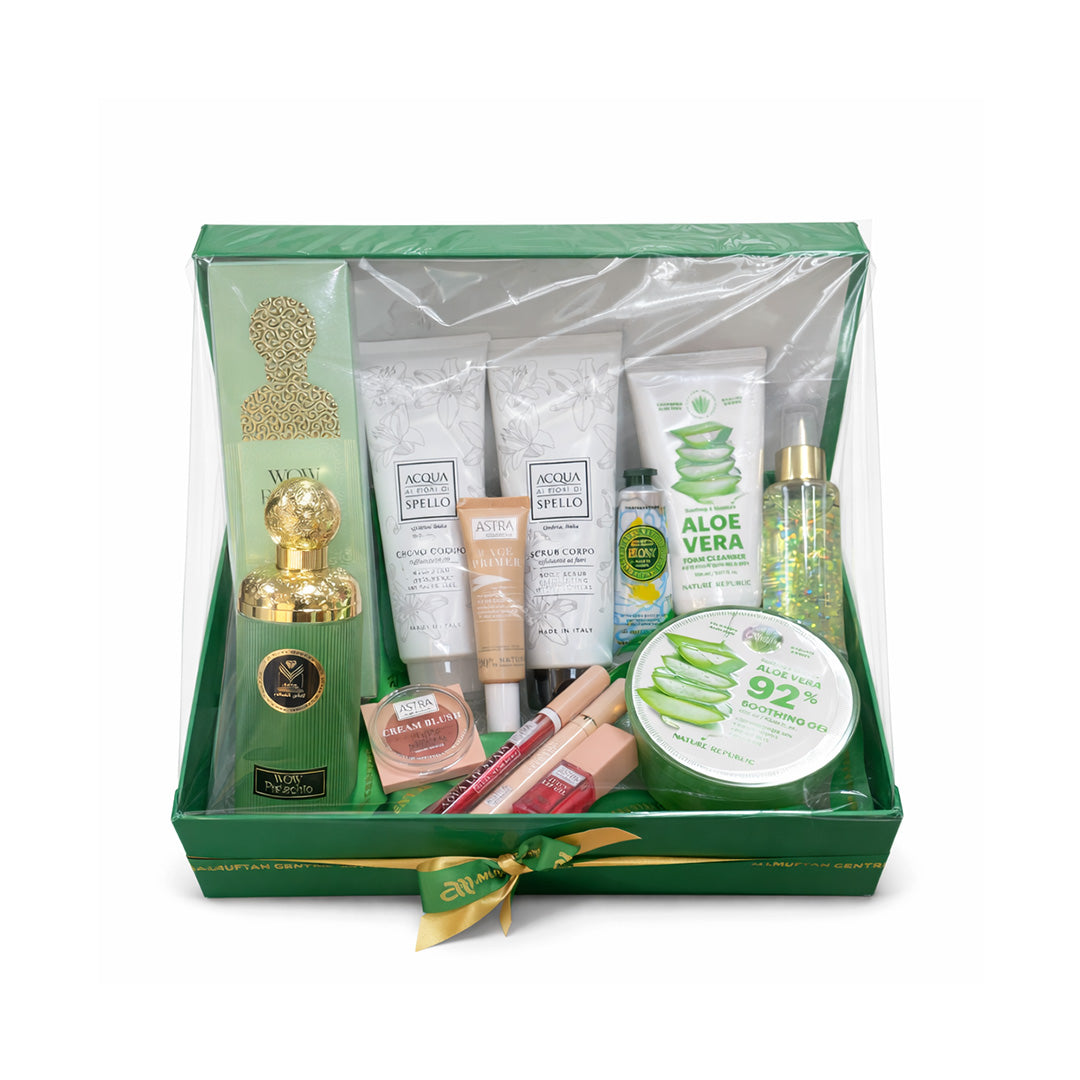 Luxury Beauty & Fragrance Gift Basket Set – Skincare, Makeup & Perfume Collection