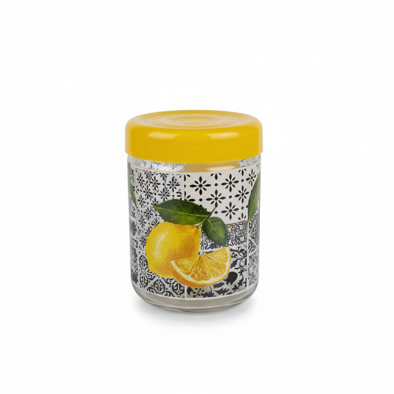 Cerve Glass Jar 800ml with Yellow Lid Cerve Glass Jar 800ml with Yellow Lid
