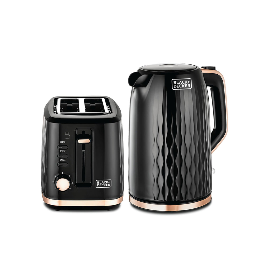Black+Decker Breakfast Set Toaster Kettle – Almuftah Center