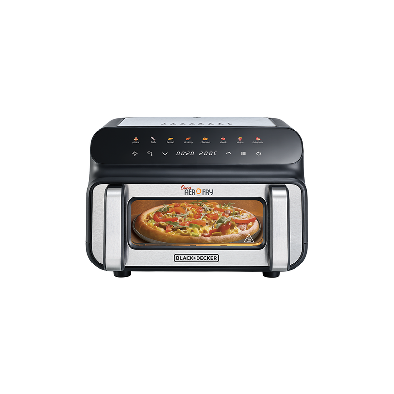 Black+Decker Digital Pizza Oven Air Fryer – Almuftah Center