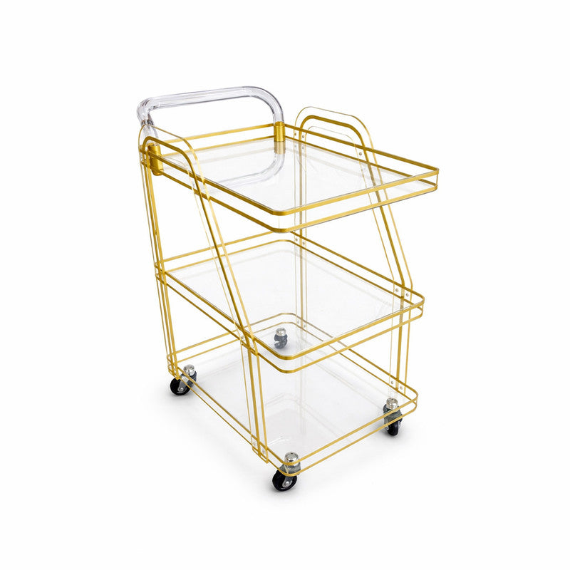 Jiangmen Acrylic Service Trolley