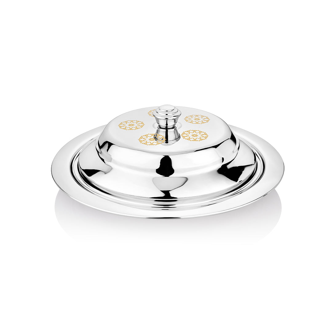Stride 45 Cm Stainless Steel Meissa Qouzi Dish | S.S-452 | Cooking & Dining, Serveware, Trays |Image 1