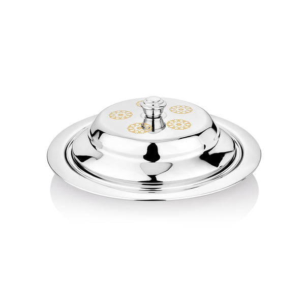 Stride 45 Cm Stainless Steel Meissa Qouzi Dish | S.S-452 | Cooking & Dining, Serveware, Trays |Image 1
