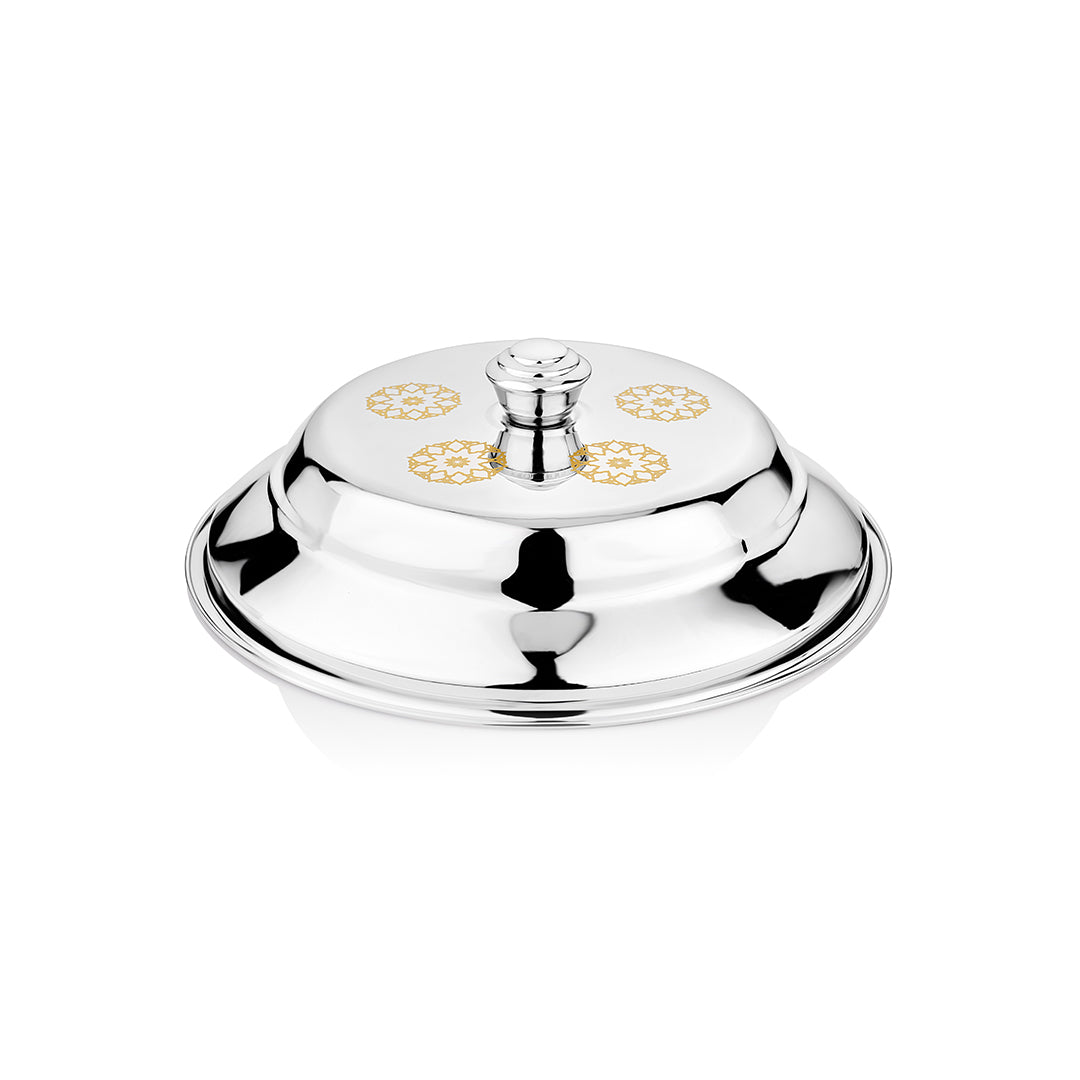 Stride 45 Cm Stainless Steel Meissa Qouzi Dish | S.S-452 | Cooking & Dining, Serveware, Trays |Image 2