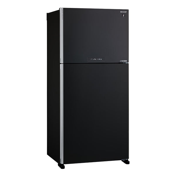 Sharp 750 Liters 2 Door Black Glass Door Refrigerator