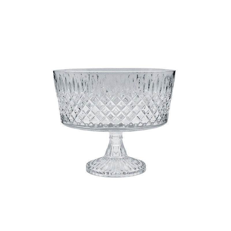 Alegre Glass 20x20 Cm Cyrstal Service Bowl