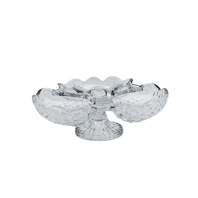 Alegre Glass 21x10 Cm Cyrstal Service Tray