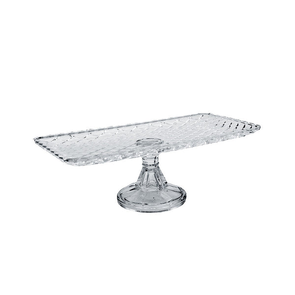 Alegre Glass 18x37.5x11 Cm Cyrstal Service Tray