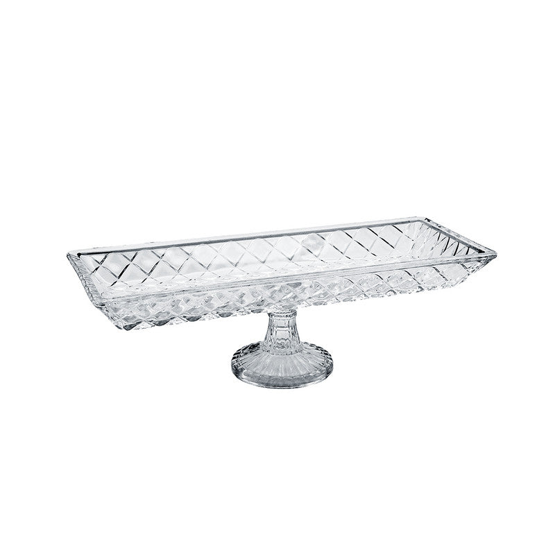 Alegre Glass 39x15x11 Cm Cyrstal Service Tray