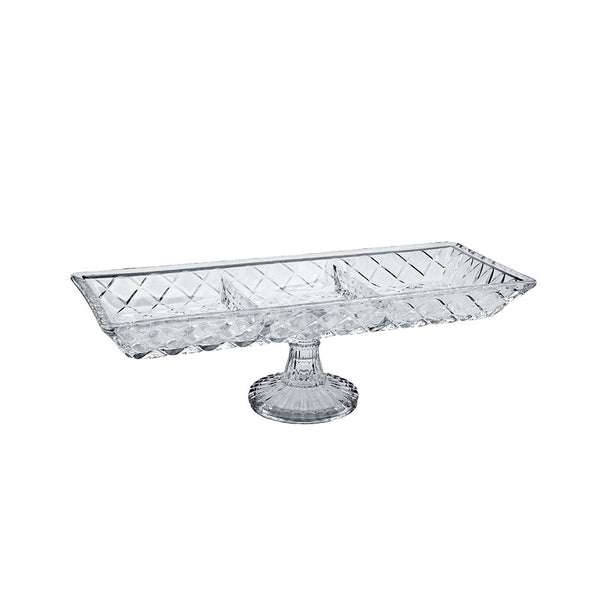 Alegre Glass 39x15x11.5 Cm Cyrstal Service Tray