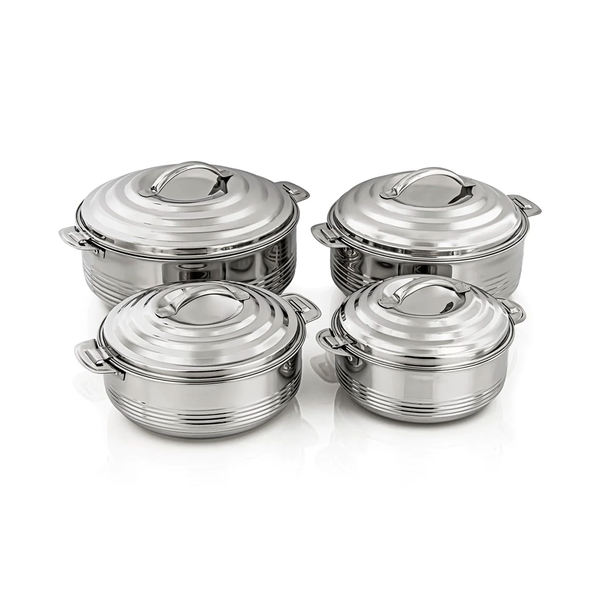Almarjan Stainless Steel Hotpot Casa 4 Pieces Set | STS0290035 | Cooking & Dining, Hot Pots |Image 1