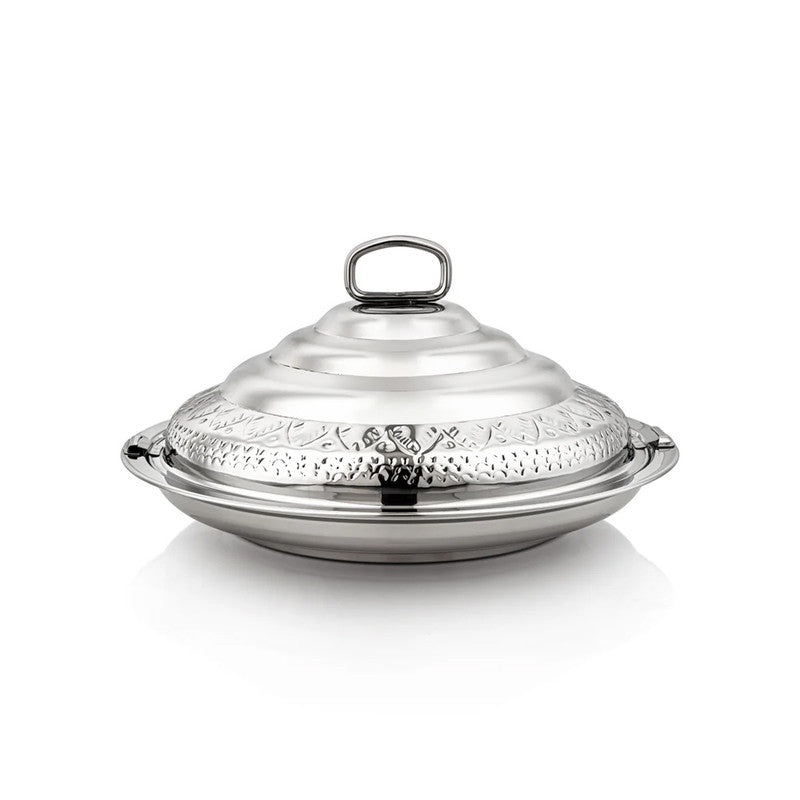 Stainless Steel Hot Pot – Abraj Collection – Silver – Available in Multiple Sizes