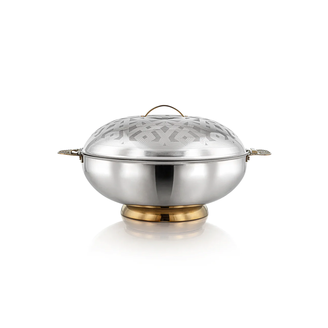 Almarjan Stainless Steel Hotpot Kanz 3 Pieces Set | STS0293106 | Cooking & Dining, Hot Pots |Image 4