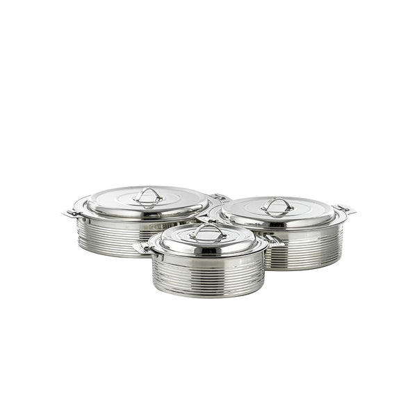 Stainless Steel Hotpot Royal Collection 3 Pieces Set